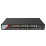 HILOOK NS-0326P-230(B), 24Port, Megabit, PoE 230W, 1 Port GigaBit Lan,