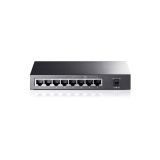TP-LINK TL-SG1008P, 8 Port, GigaBit, 4 Port PoE, 55W, Yönetilemez, Met