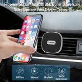 Floveme Güçlü Mıknatıslı 360 Döner Universal Araç Havalandırma Telefon