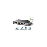 TP-LINK TL-SG108E, 8 Port, GigaBit, Easy Smart, Yönetilebilir, Metal K
