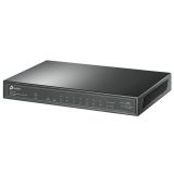 TP-LINK TL-SG1210P, 8 Port, Gigabit, PoE 63W, 1 Port SFP, Yönetilemez,