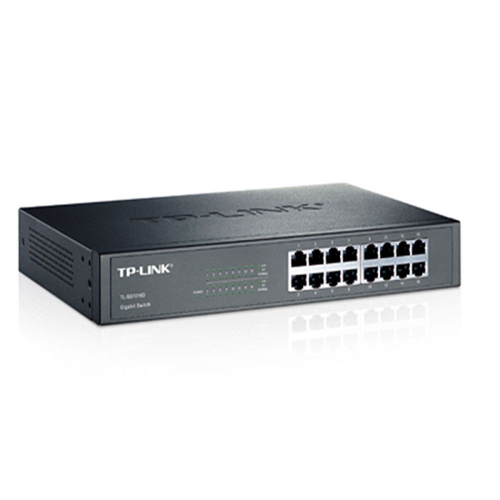 TP-LINK TL-SG1016D 16 Port 10/100/1000 Gigabit Metal Kasa Desktop Swit
