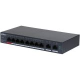 DAHUA CS4010-8ET-110, 8 Port, Megabit, PoE 110W, 2 Port Uplink, Cloud 