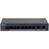 DAHUA CS4010-8ET-110, 8 Port, Megabit, PoE 110W, 2 Port Uplink, Cloud 
