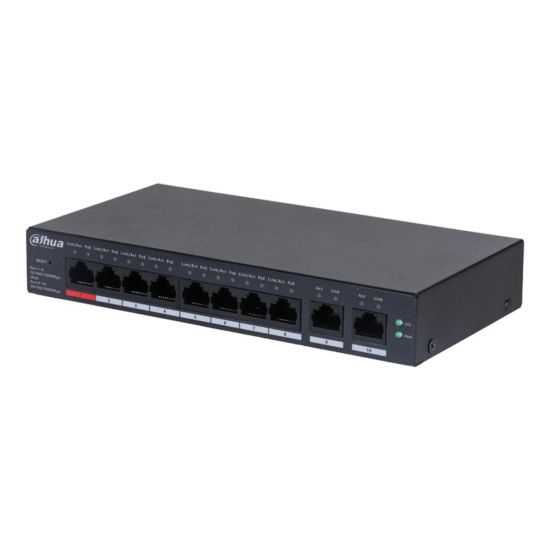 DAHUA CS4010-8GT-110, 8 Port, Gigabit, PoE 110W, 2 Port Uplink, Cloud 