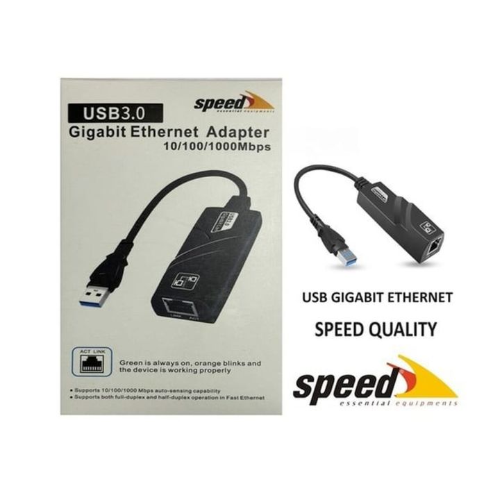 Speed SP-UE050 USB 3.0 to RJ45 10/100/1000 Mbps Gigabit Ethernet Çevir