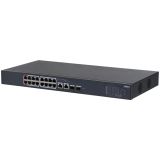 DAHUA CS4218-16ET-135, 16Port, Megabit, PoE 135W, 2 Port SFP Gigabit C