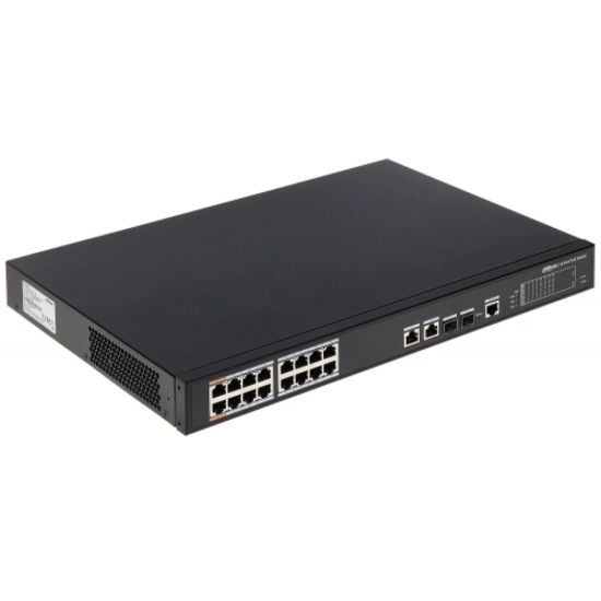 DAHUA CS4218-16ET-135, 16Port, Megabit, PoE 135W, 2 Port SFP Gigabit C