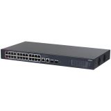 DAHUA CS4228-24GT-375, 24Port, Gigabit, PoE 375W, 2 Port Uplink, 2 Por