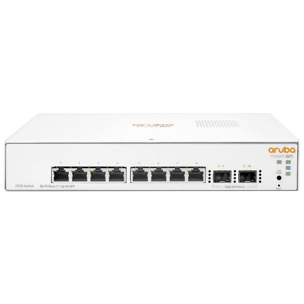 HP Aruba Instant On, JL680A, 1930-8G, 8Port, GigaBit, 2 Port Gigabit S