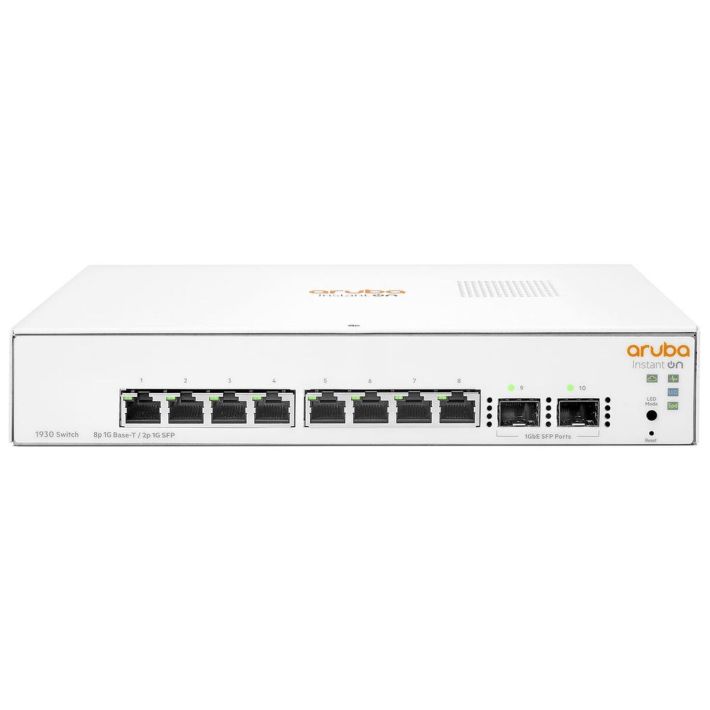 HP Aruba Instant On, JL680A, 1930-8G, 8Port, GigaBit, 2 Port Gigabit S