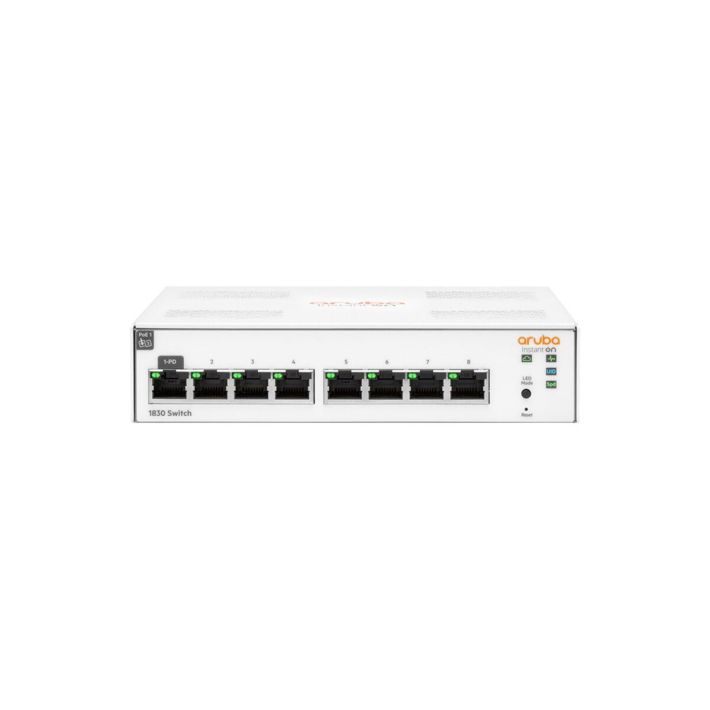 HP Aruba Instant On, JL810A 1830-8G, 8Port, GigaBit, Yönetliebilir, Ra