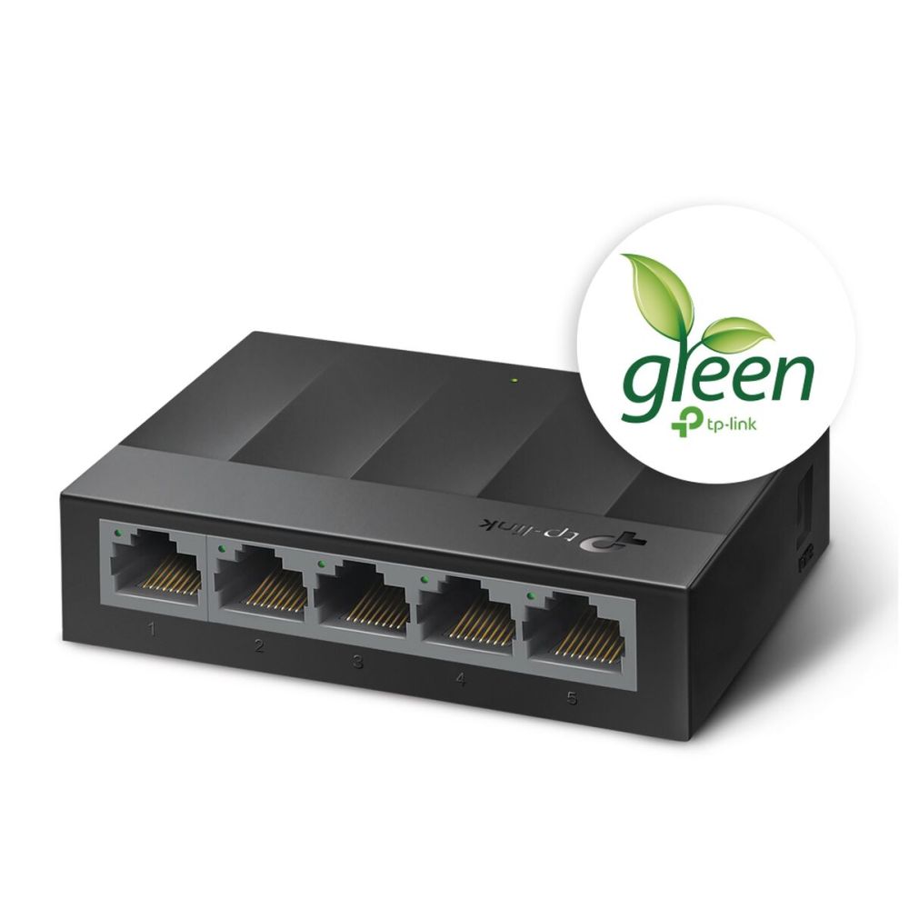 TP-LINK LS1005G, Green Tech, 5Port, GigaBit, Yönetilemez, Masaüstü Swi