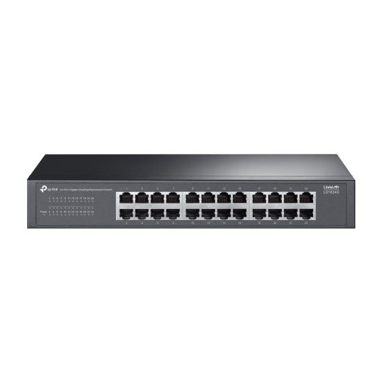 TP-LINK LS1024G, Green Tech, 24 Port GigaBit, Yönetilemez, Metal Kasa,