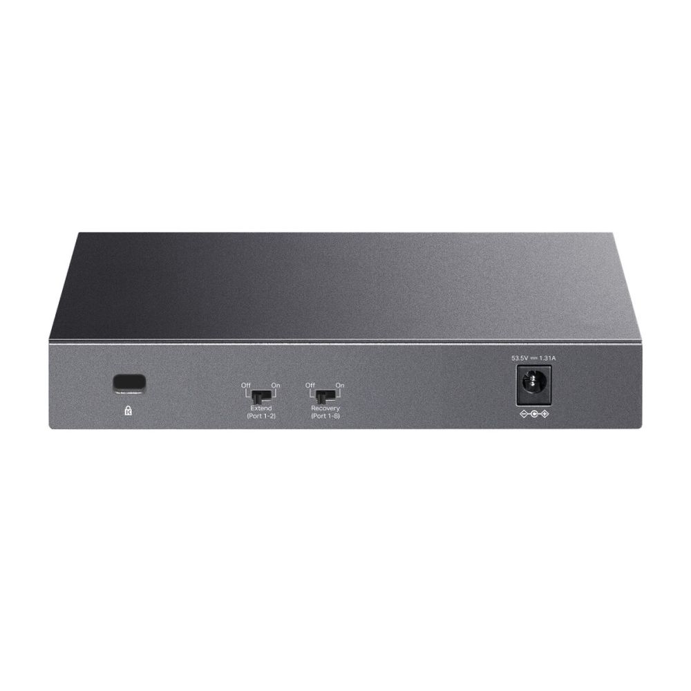 TP-LINK LS108GP, Green Tech, 8 Port GigaBit, PoE 62W, Yönetilemez, Met