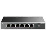 TP-LINK TL-SG1006PP, 6 Port, GigaBit, 4 Port PoE 64W, Yönetilemez, Met