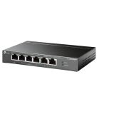 TP-LINK TL-SG1006PP, 6 Port, GigaBit, 4 Port PoE 64W, Yönetilemez, Met