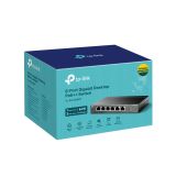 TP-LINK TL-SG1006PP, 6 Port, GigaBit, 4 Port PoE 64W, Yönetilemez, Met