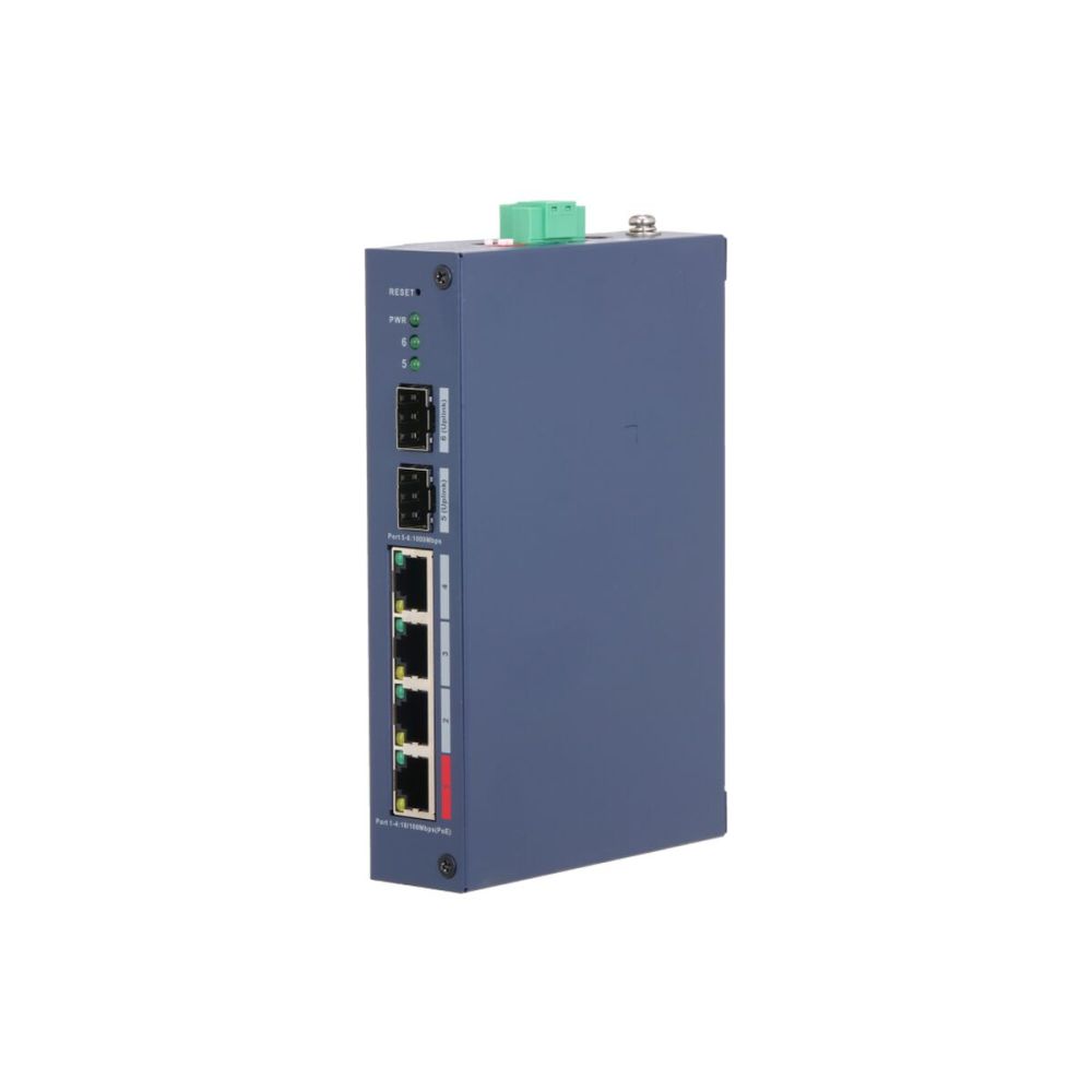 DAHUA CHS4206-4ET-90, 4 Port, Megabit, PoE 90W, 2 Port SFP, Cloud Yöne