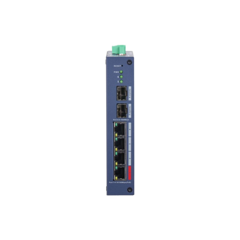 DAHUA CHS4206-4ET-90, 4 Port, Megabit, PoE 90W, 2 Port SFP, Cloud Yöne