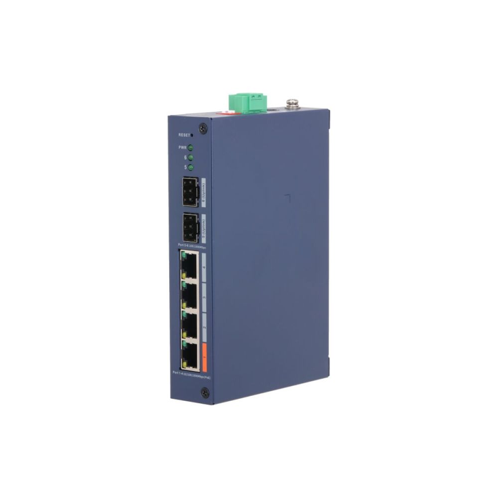 DAHUA CHS4206-4GT-60, 4 Port, Gigabit, PoE 60W, 2 Port SFP, Cloud Yöne