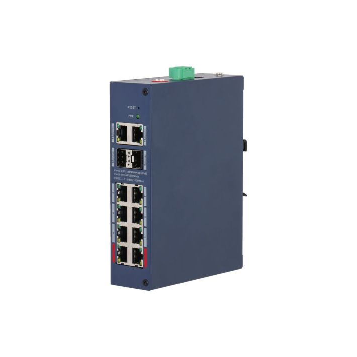 DAHUA CHS4212-8GT-110, 8 Port, Gigabit, PoE 110W, 2 Port Uplink, 2 Por