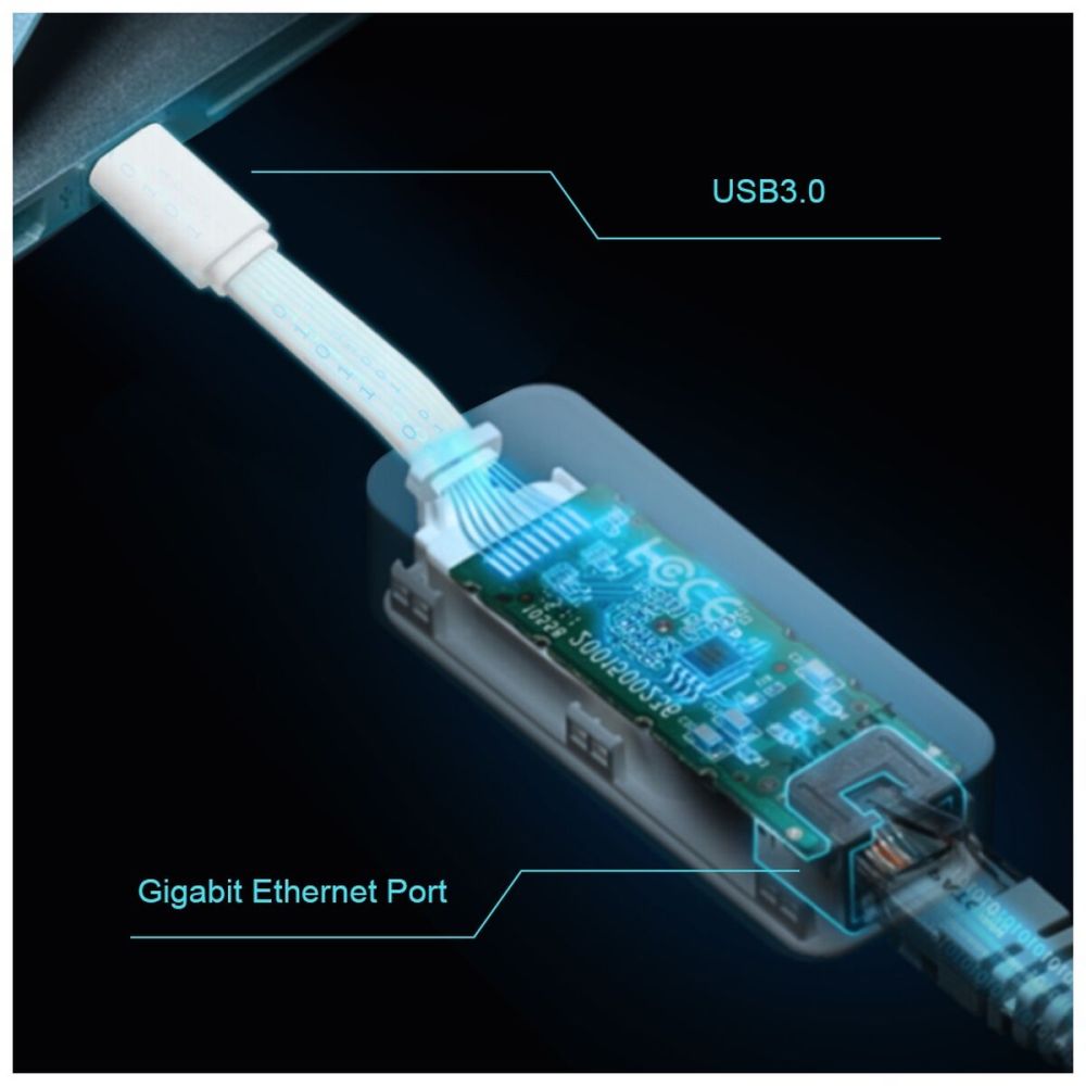 TP-LINK UE300C(UN), GigaBit, Type-C to RJ45, Ethernet Kartı