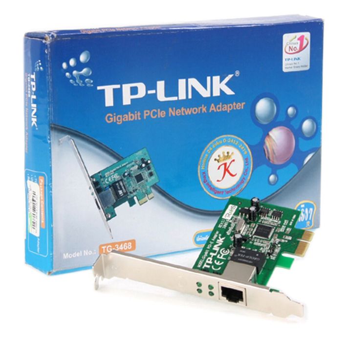 TP-LINK TG-3468 10/100/1000 32Bit Pci Express / PCIe 1.x Gigabit Ether