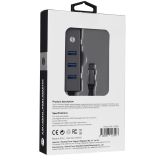 S-LINK SW-U3325, GigaBit, Type-C to RJ45, 3xUSB 3.0, Metal, Ethernet K