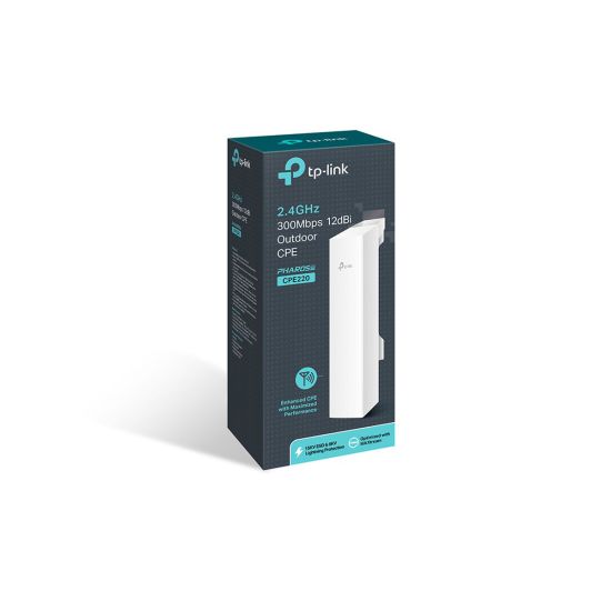 TP-LINK CPE220, 300Mbps, 2.4Ghz WiFi, 12dbi Anten, 13Km Menzil, Noktad