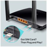 TP-LINK TL-MR6400, 4Port, 300Mbps, 2,4Ghz Wifi, Masaüstü, LTE, Micro S