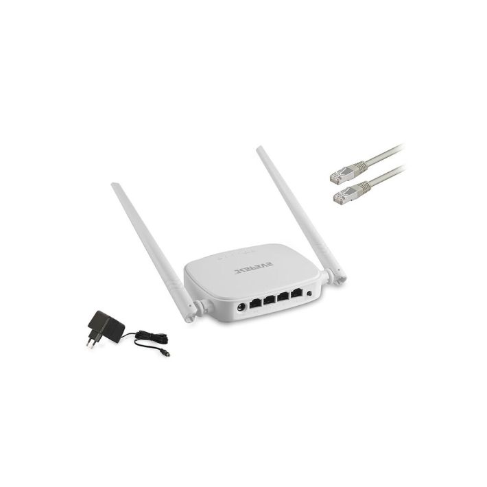 EVEREST EWR-301, 4Port, 300Mbps, 2.4Ghz Wifi, Masaüstü, Megabit, Repea
