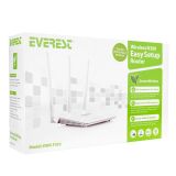 EVEREST EWR-F303, 3Port, 1 WAN, 300Mbps, 2.4Ghz Wifi, Masaüstü, Megabi