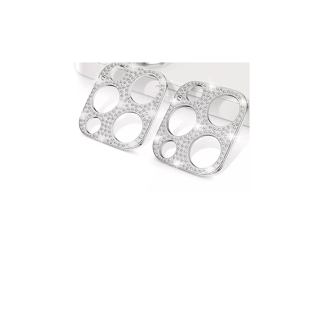 ALLY İPhone 12 Pro Max Kamera Koruyucu Lens Diamond Taş İşlemeli