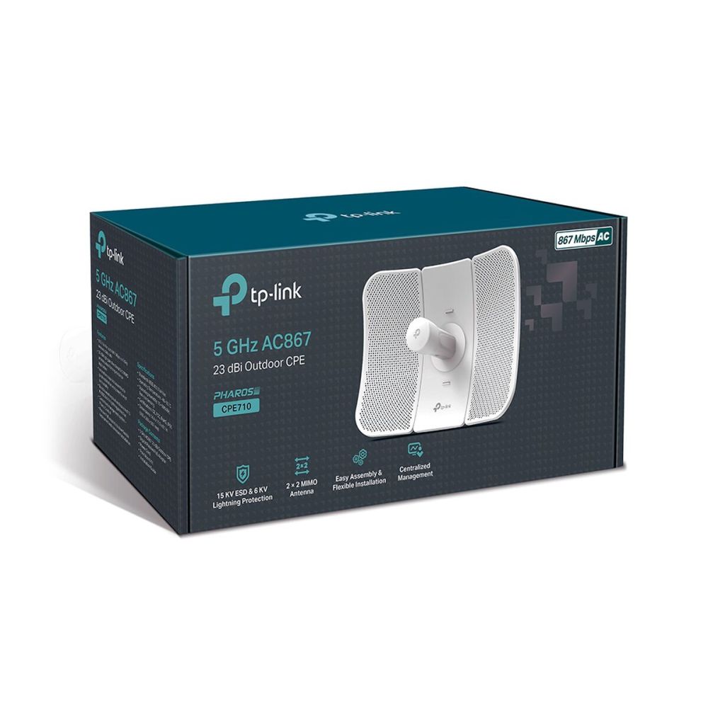 TP-LINK CPE710, 867Mbps, 5Ghz WiFi, 23dbi Anten, Noktadan Noktaya, Dış