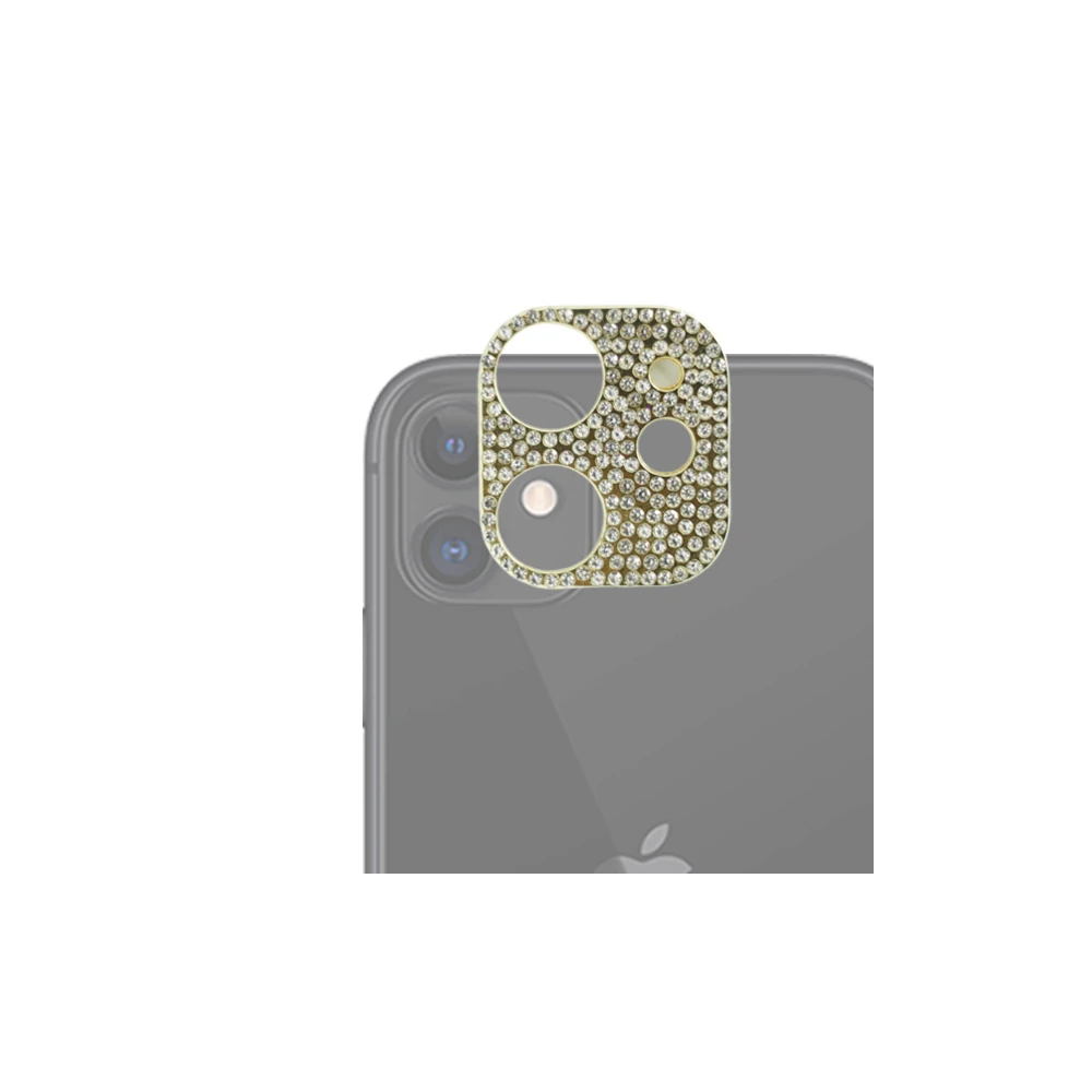 ALLY İPhone 11 Kamera Koruyucu Lens Diamond Taş İşlemeli
