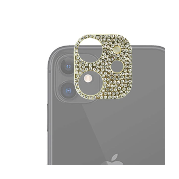 ALLY İPhone 11 Kamera Koruyucu Lens Diamond Taş İşlemeli