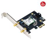 ASUS PCE-BE6500, BE6500, 2xAnten, 6500Mbps, Tri-Bant, 6GHz WİFİ 7, Blu