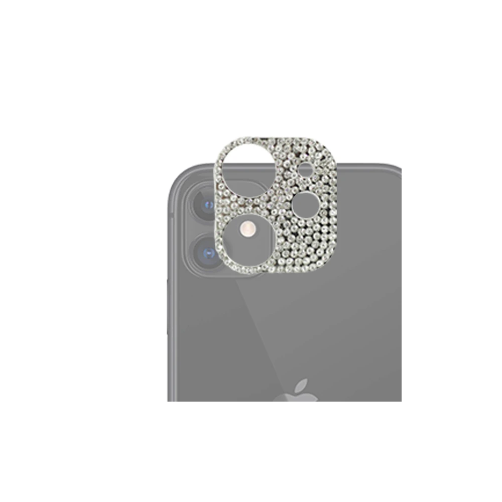 ALLY İPhone 11 Kamera Koruyucu Lens Diamond Taş İşlemeli