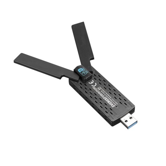 EVEREST EWA1800, 1800Mbp, 2.4Ghz ve 5Ghz Dual Band, WIFI 6, 2x3.5dbi A