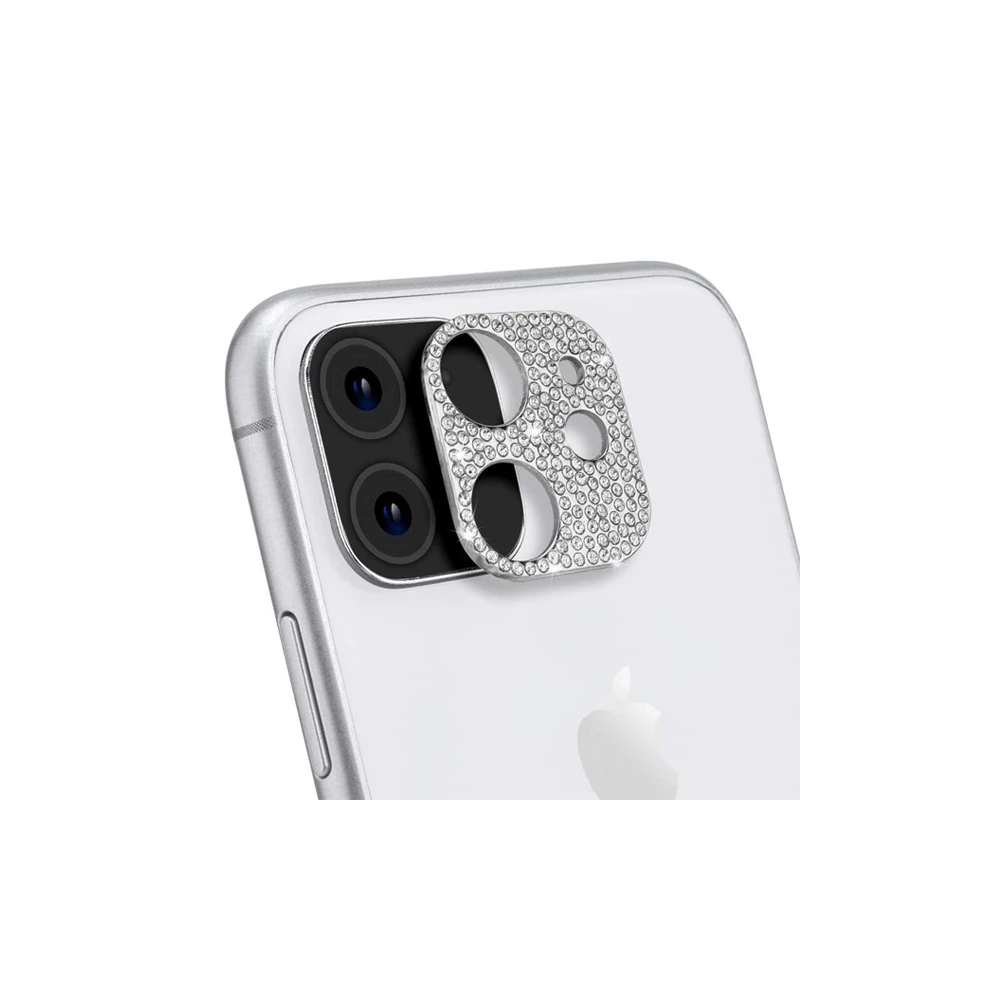 ALLY İPhone 11 Kamera Koruyucu Lens Diamond Taş İşlemeli
