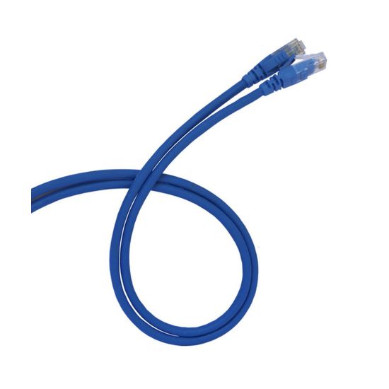 Cat6 U/UTP Patch Cord LSZH 0,5m Mavi