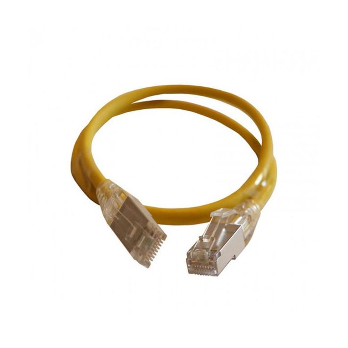 Cat6A S/FTP HD Patch Cord LSZH 0,5m Sarı