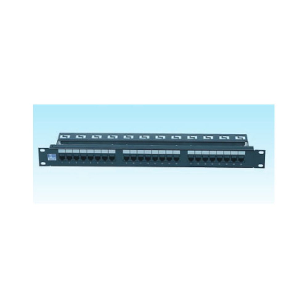24 Port Cat6 UTP Patch Panel Dolu