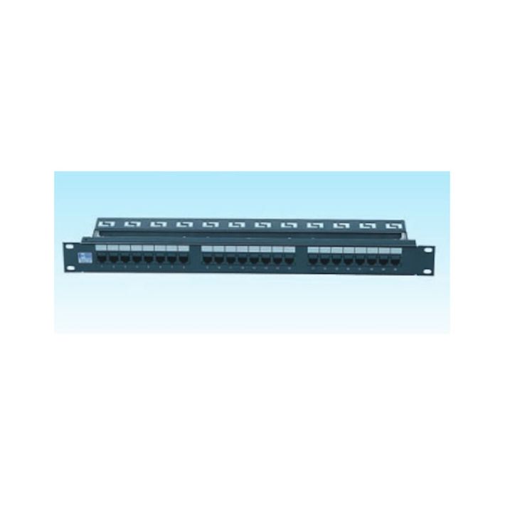 24 Port Cat6 UTP Patch Panel Dolu