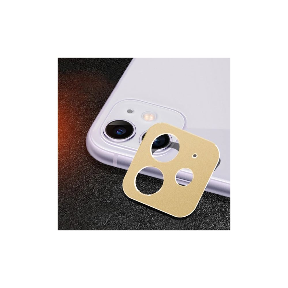 iPhone 11 6.1 3D Metal Kamera Koruyucu Metal Lens