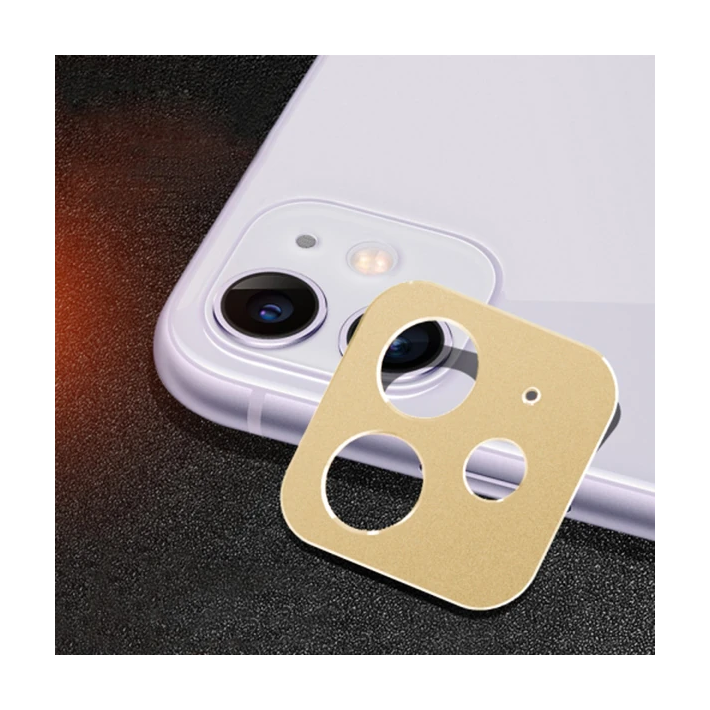 iPhone 11 6.1 3D Metal Kamera Koruyucu Metal Lens