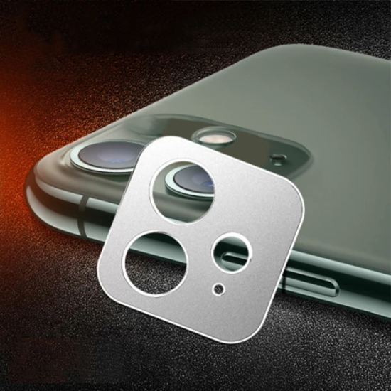 iPhone 11 6.1 3D Metal Kamera Koruyucu Metal Lens