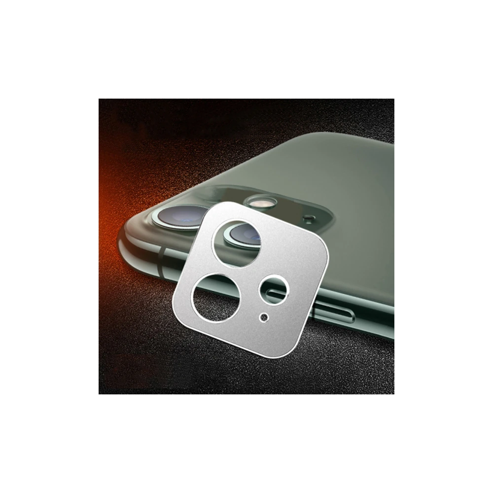 iPhone 11 6.1 3D Metal Kamera Koruyucu Metal Lens