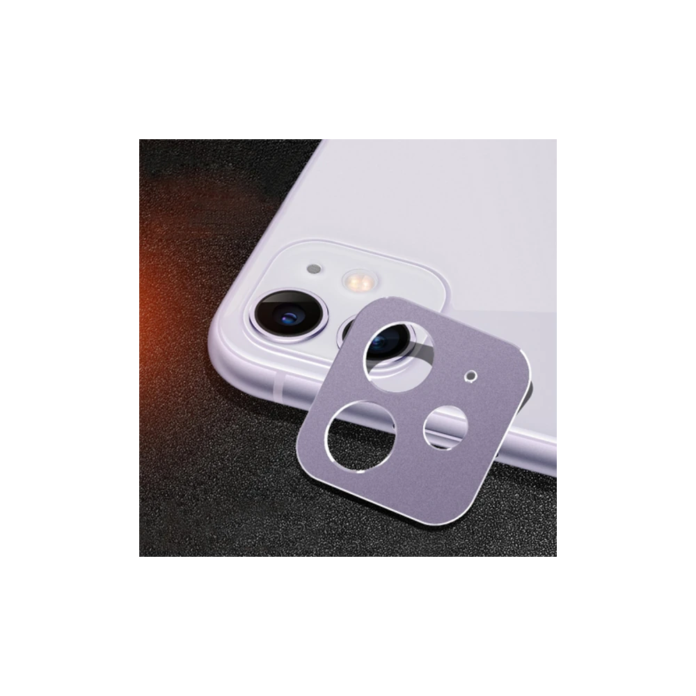 iPhone 11 6.1 3D Metal Kamera Koruyucu Metal Lens